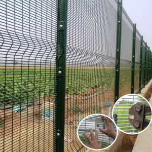 High Security Durable 358 Clear Anti Climb Clear View Fence