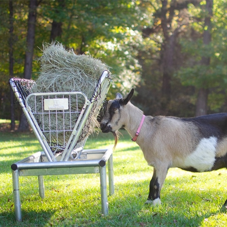 FEEDER GALVANIZED SHEEP panels and hay feeder 4' with ROOF or not