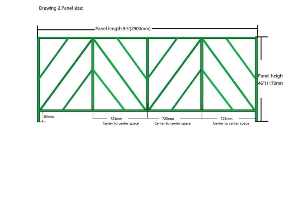 America Portable Metal powder coated 9.5ft*46inch traffic barricade fence panel /road crowd control barrier fence/event fence