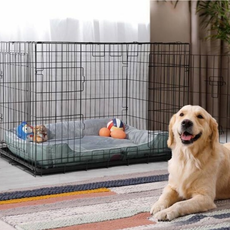 Heavy duty pet dog enclosure large outdoor pet enclosure dog kennel portable indoor metal dog cage fences