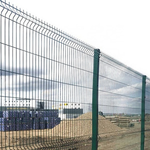 top selling 3D curved welded wire mesh fence iron garden fence