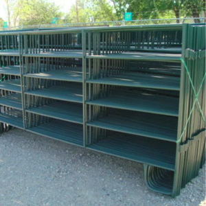 Economy portable cattle/horse panels used 6ft 12ft horse fence panels galvanized/powder coated cattle corral panels