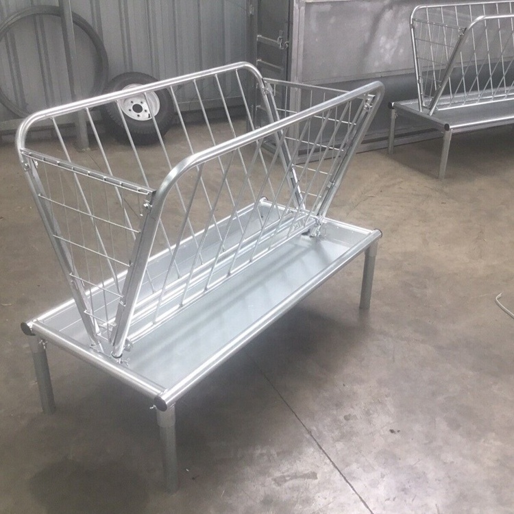 FEEDER GALVANIZED SHEEP panels and hay feeder 4' with ROOF or not