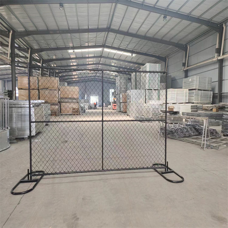 6 x 12 Portable Galvanized Iron Temporary Construction Chain Link Fence Panels