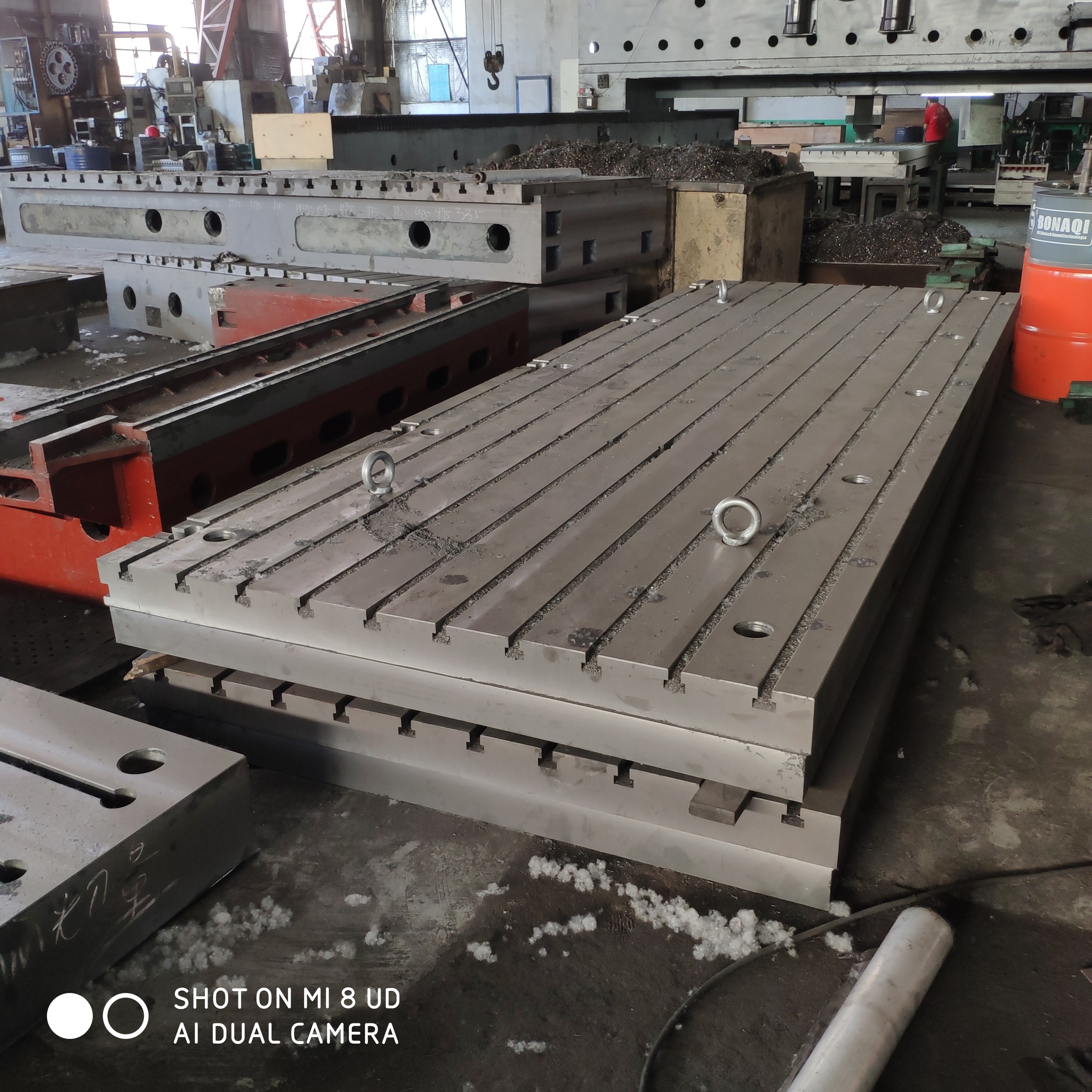 Cast Iron welding Table testing surface plate With T slot