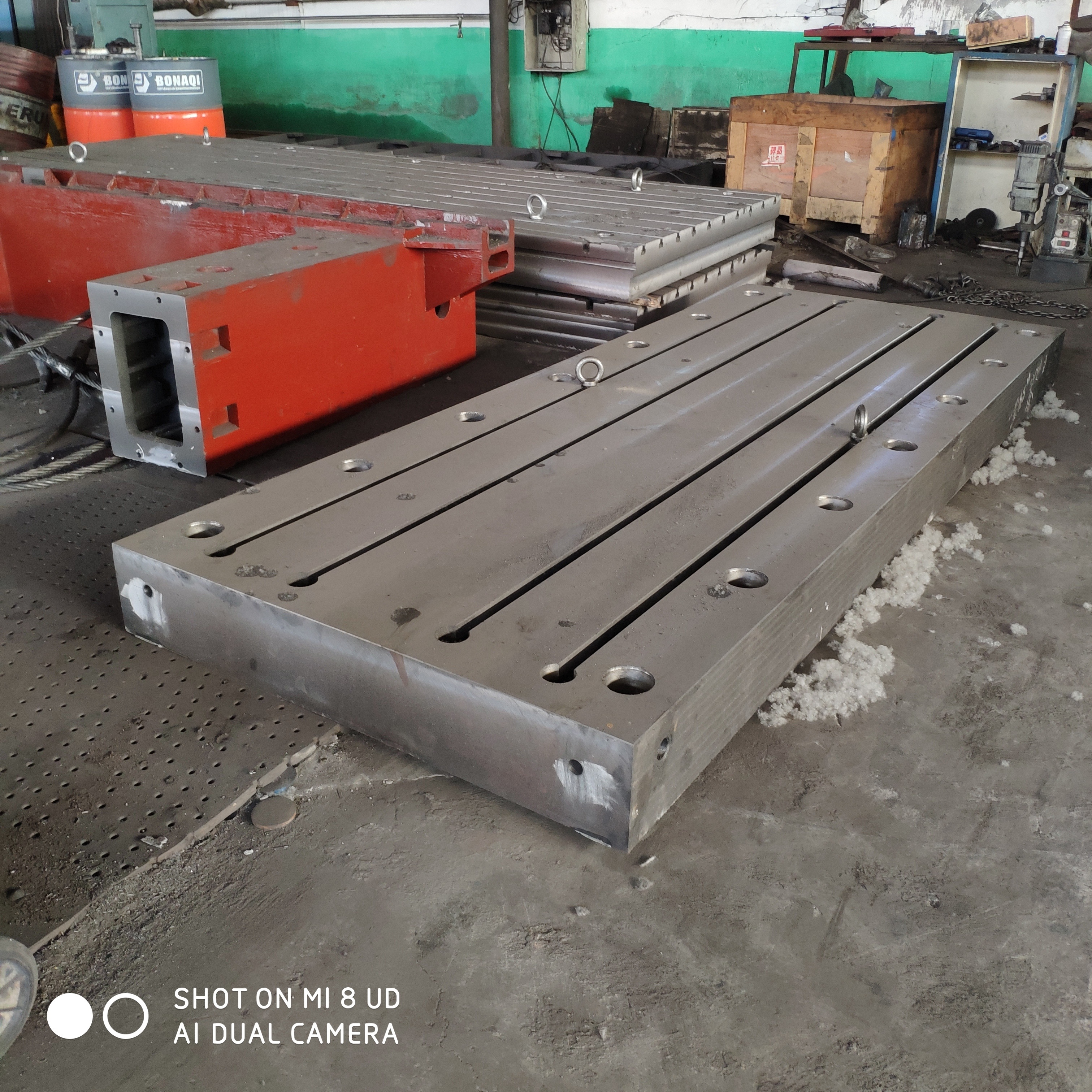 Cast Iron welding Table testing surface plate With T slot