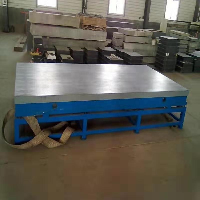 High quality cast iron T slot floor table