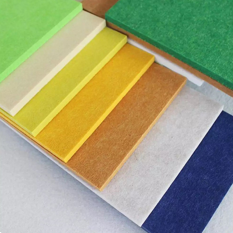 PET felt acoustic felt board for wall fabric acoustic panels Wall tiles acoustic felt panels