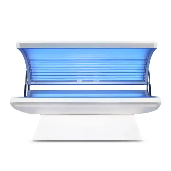 Household high pressure UV lamp lay down indoor solarium machine tanning bed