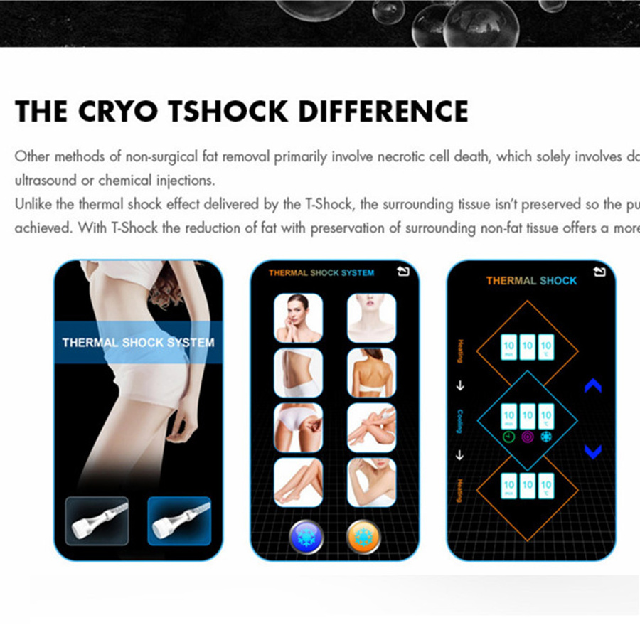 New Design Innovative Fast Results Fat Reduction Cryotoning Cryofacial Cryoslimmingl Cryoskin Cryo Tshock 4.0 Machine