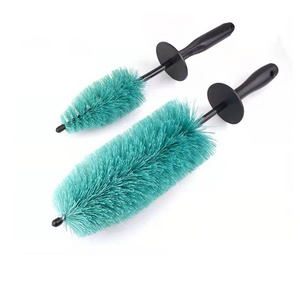 18 Inch Car Wash Brush Kit Soft Fiber Cleaning Detailing Washing Products For Cars Washer Care Rim Tire Wheel Hub Tyre Cleaner