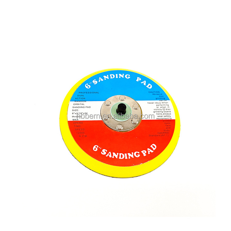 5Inch Abrasive Disc 125mm  Dual Action Hook/Loop DA random Orbital Sanding Sander Backing Pad 5/16