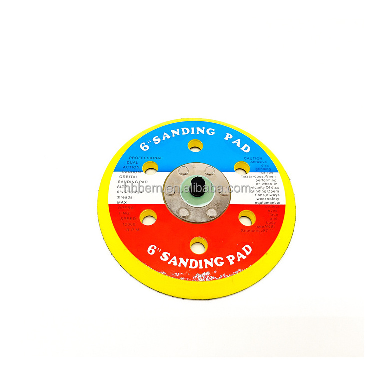 5Inch Abrasive Disc 125mm  Dual Action Hook/Loop DA random Orbital Sanding Sander Backing Pad 5/16