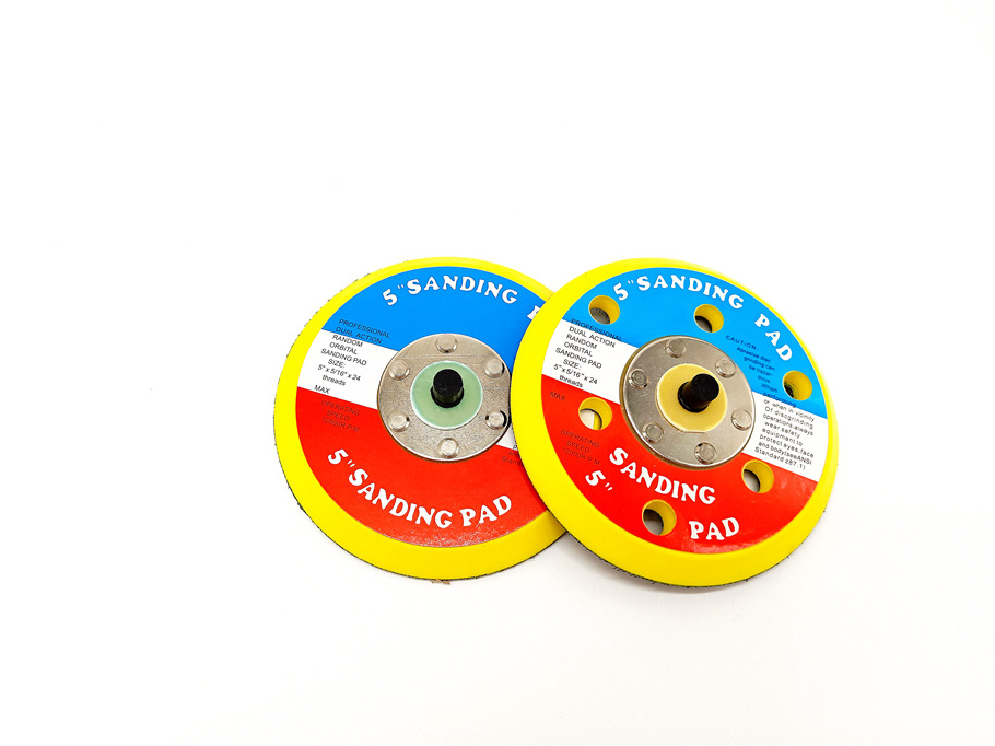 6Inch 150mm  Hook And Loop Backer Plate Sanding Pad Sander Backing Pad 5/16 Thread For Grinding & Polishing Pad