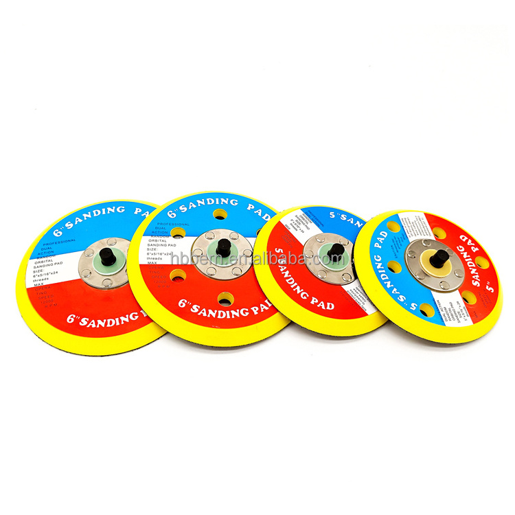 5Inch Abrasive Disc 125mm  Dual Action Hook/Loop DA random Orbital Sanding Sander Backing Pad 5/16