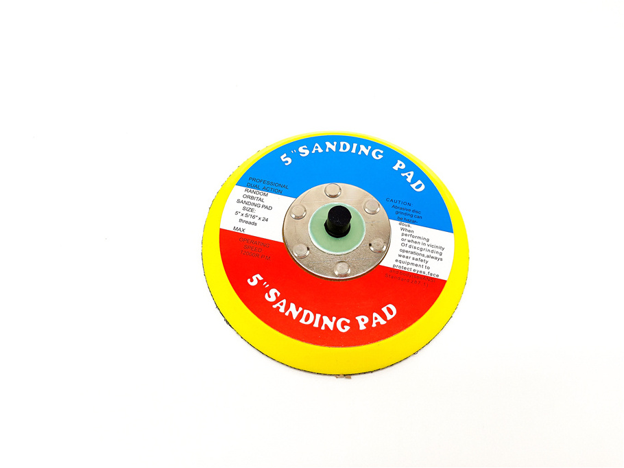 6Inch 150mm  Hook And Loop Backer Plate Sanding Pad Sander Backing Pad 5/16 Thread For Grinding & Polishing Pad