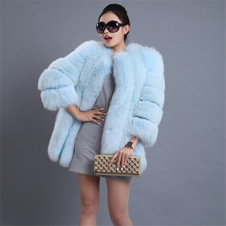 New Arrival Factory Wholesale Faux Fur Coat Winter Women Custom Faux Fur Coats Warm Faux Fur Jacket