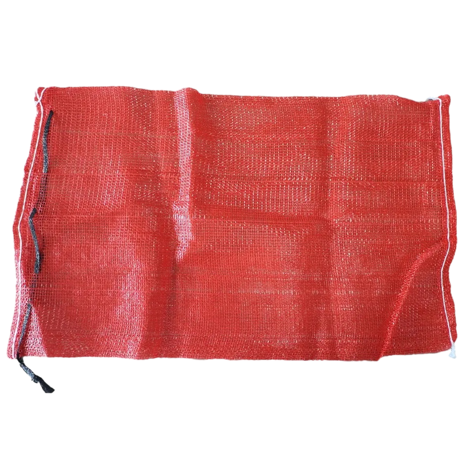 Best-Selling 50kg PP Leno Red Onion Mesh Bag Net Bags For Fruit Vegetable