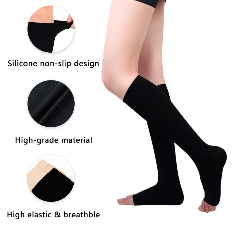 Medical Anti- varicose vein compress thigh high stocks factory best price