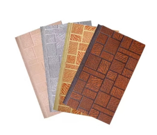 Waterproof and heat-insulating board, metal carved board, exterior wall panel