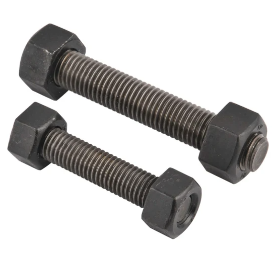 Carbon Steel Din 975 DIN976 UNC UNF Zinc Plated B7 galvanized black Stud Bolt And Nut Threaded Rods