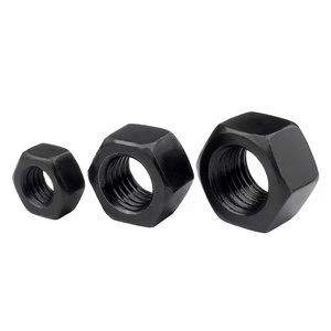 Black galvanized high strength M3 M6 M8 M10 UNF UNC inch Grade 8.8 4.8 10.9  carbon steel self locking hex  nut