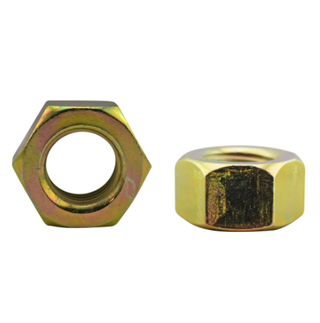 Chinese factory Hex head nuts Din 934  8.8 4.8 yellow galvanized High quality Carbon steel hex nuts