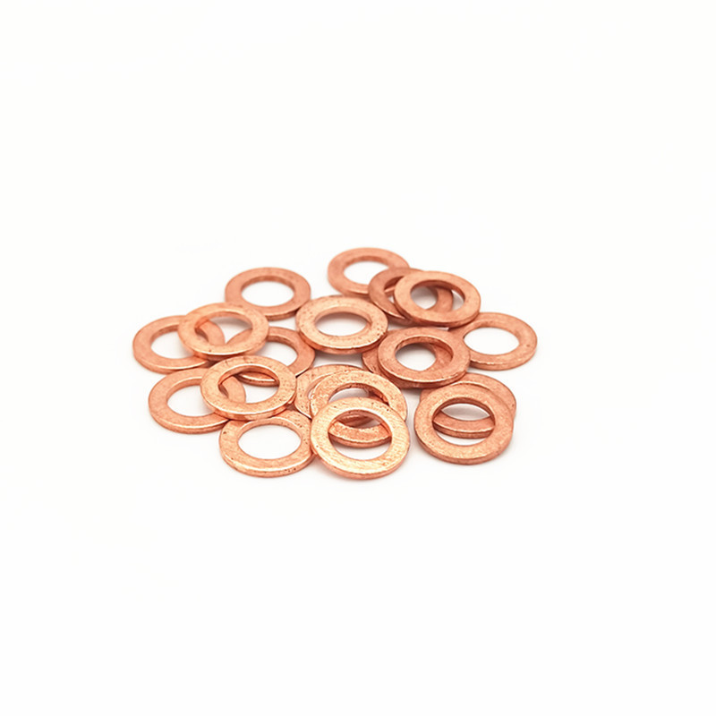 o ring flat copper spray gasket  washer diesel injector copper washer kit set gasket seal