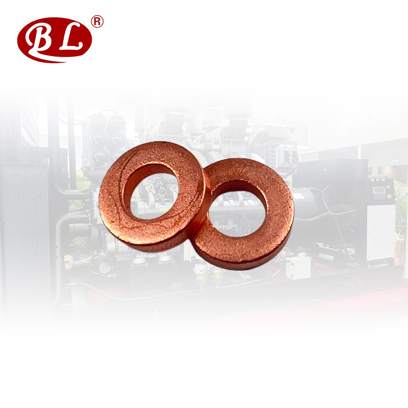 manufacture M14 copper o ring gasket 1.5mm thickness high quality Customized Fuel  Washer True Color 12*1.5 Copper ring gasket