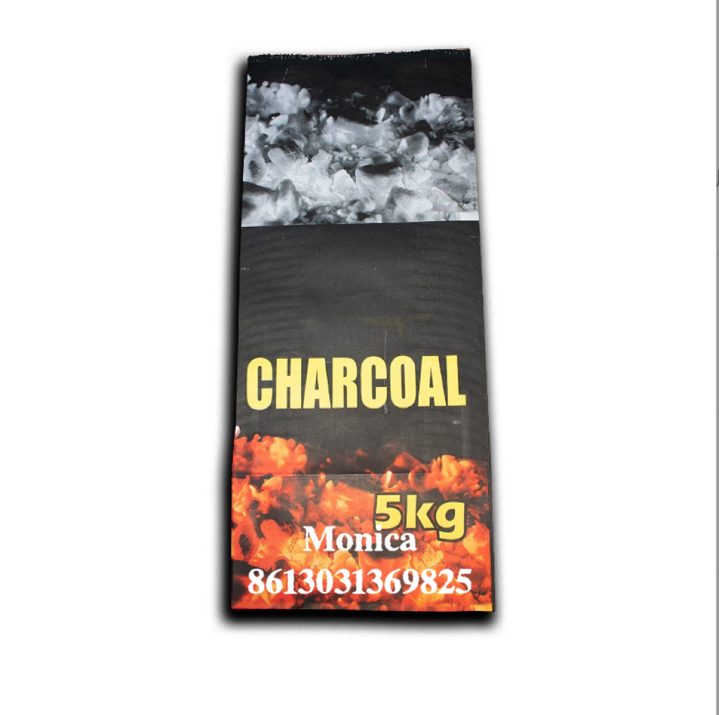 BOPP charcoal bag laminated pp woven sack for wood /vegetable charcoal pack bags