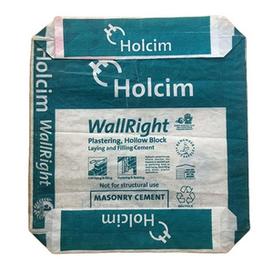 Empty pp woven cement sack 25KG 50KG portland cement plastic valve bag factory price