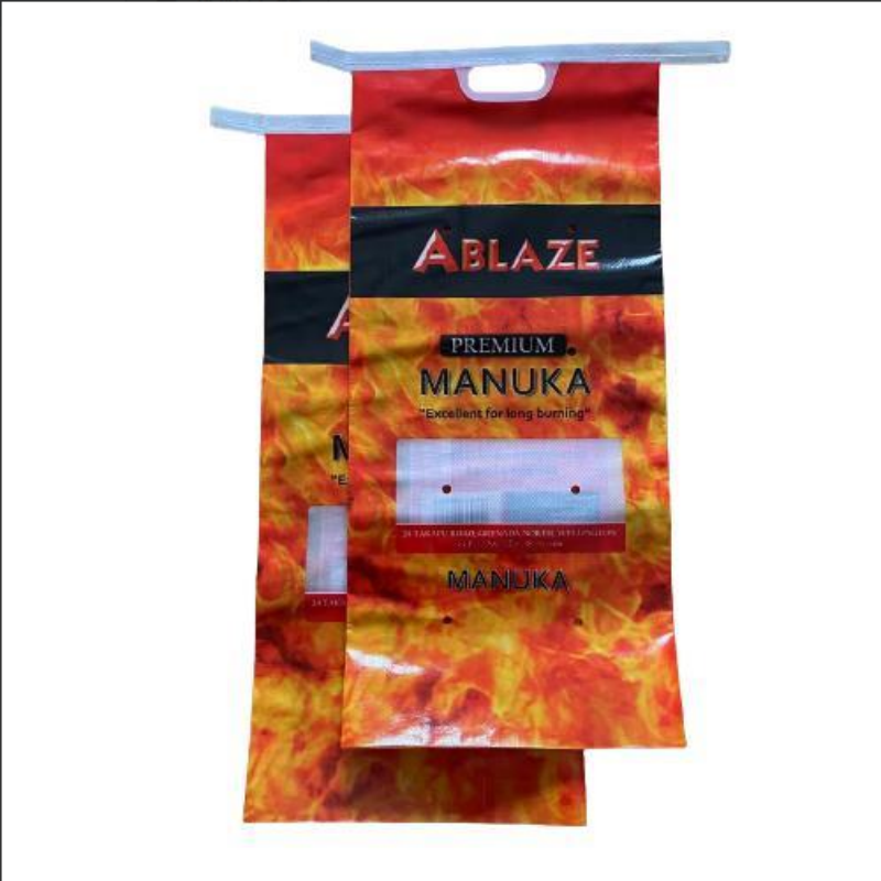 strong capacity hot sale E-Z open bag for firewood coal vegetable potato chestnut PP woven sack plastic package bags