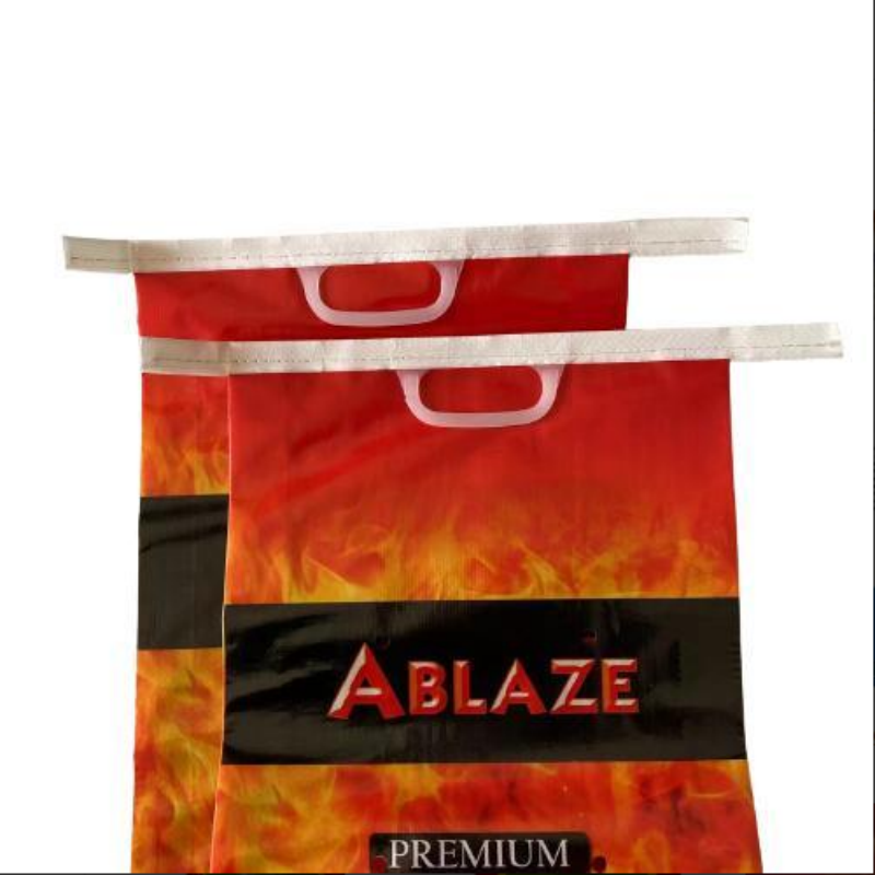 strong capacity hot sale E-Z open bag for firewood coal vegetable potato chestnut PP woven sack plastic package bags