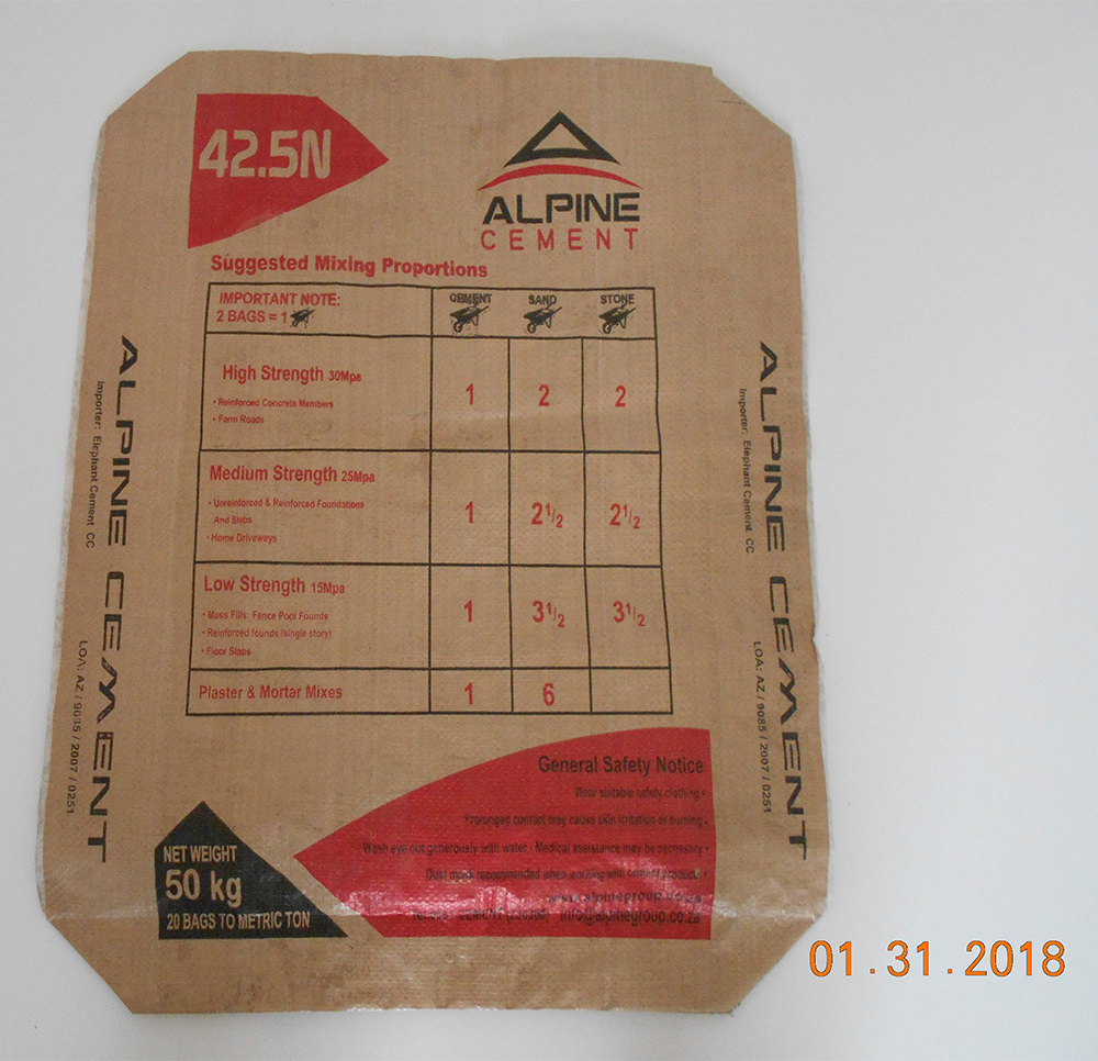 pp woven bag manufacturer  50kg 25kg  AD Star portland cement packaging sacks kraft paper bags