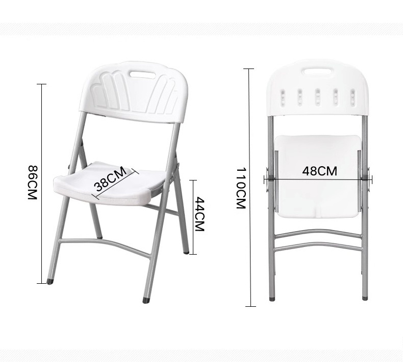 Wholesale Cheap Popular Modern Wedding Plastic folding Chairs Garden Outdoor black Folding resin chairs For events party