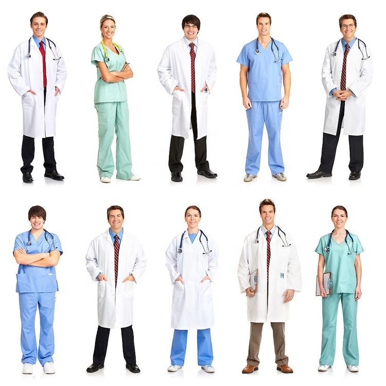 Medical hotsale dyed cotton medical nurse scrub doctors uniform fabric tc polyester cotton fabric