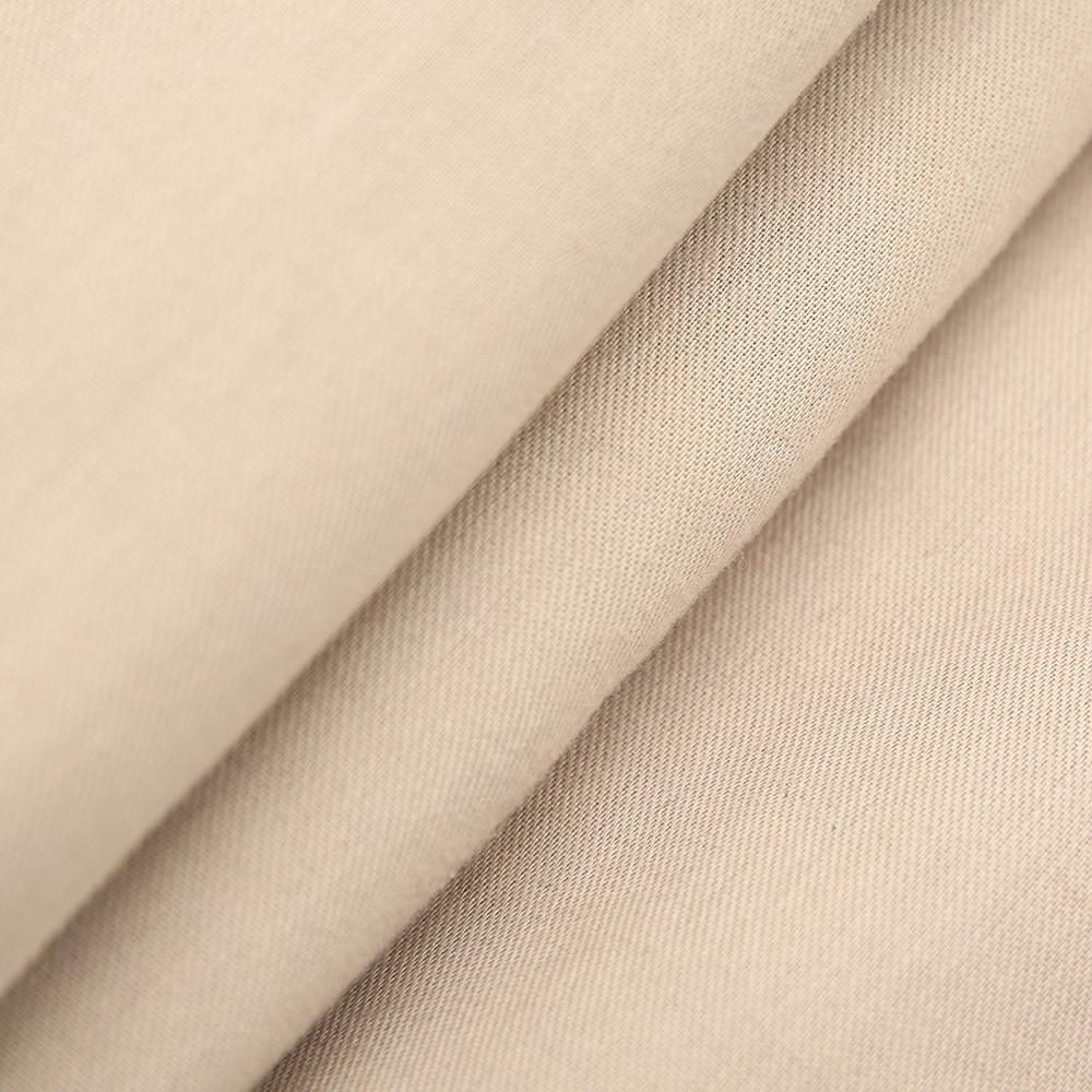 Whole sale  twill workwear fabric 60 cotton 40 polyester for antistatic  240 gsm work wear fabric finishes