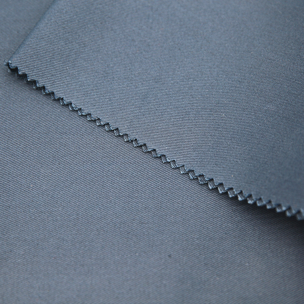 Whole sale  twill workwear fabric 60 cotton 40 polyester for antistatic  240 gsm work wear fabric finishes