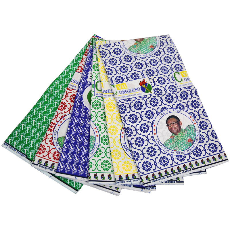 Custom print plain jawa African wax fabric from China textile suppliers