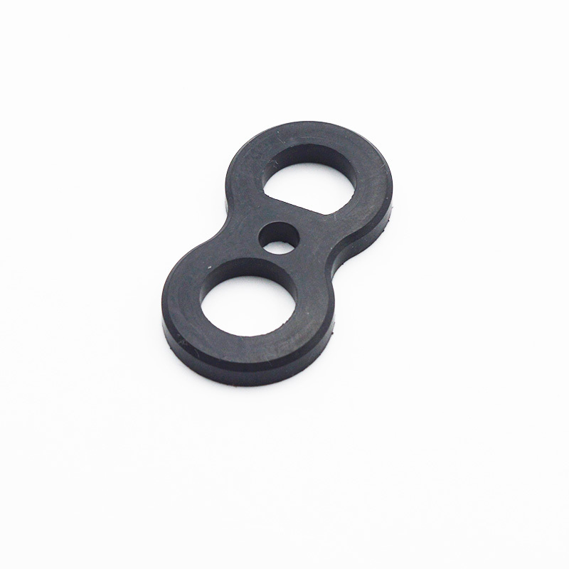 High quality vibration 2mm Thickness Round Anti Slip Black Rubber Washer Feet Pad with washer