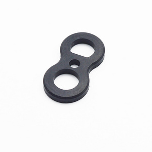 High quality vibration 2mm Thickness Round Anti Slip Black Rubber Washer Feet Pad with washer