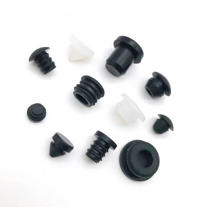 Customized 3 Mm ~ 30 Mm Diameter Hole Plug T-Type Stopper Rubber Plug Threaded Waterproof Solid Silicone Mushroom Plug