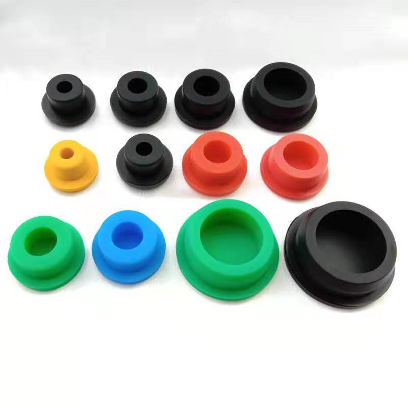 Customized 3 Mm ~ 30 Mm Diameter Hole Plug T-Type Stopper Rubber Plug Threaded Waterproof Solid Silicone Mushroom Plug