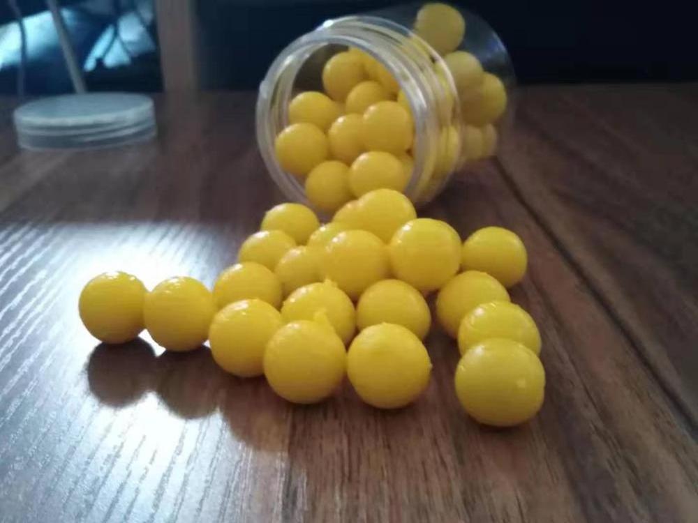 soft and flexible floating fishing beads silicone ball with scent of corn