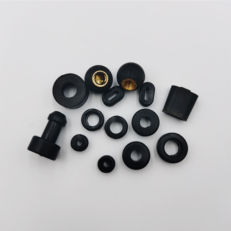 High quality vibration 2mm Thickness Round Anti Slip Black Rubber Washer Feet Pad with washer