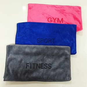 Superdry wholesale microfiber sport towels gym towels with logo custom with mesh bag