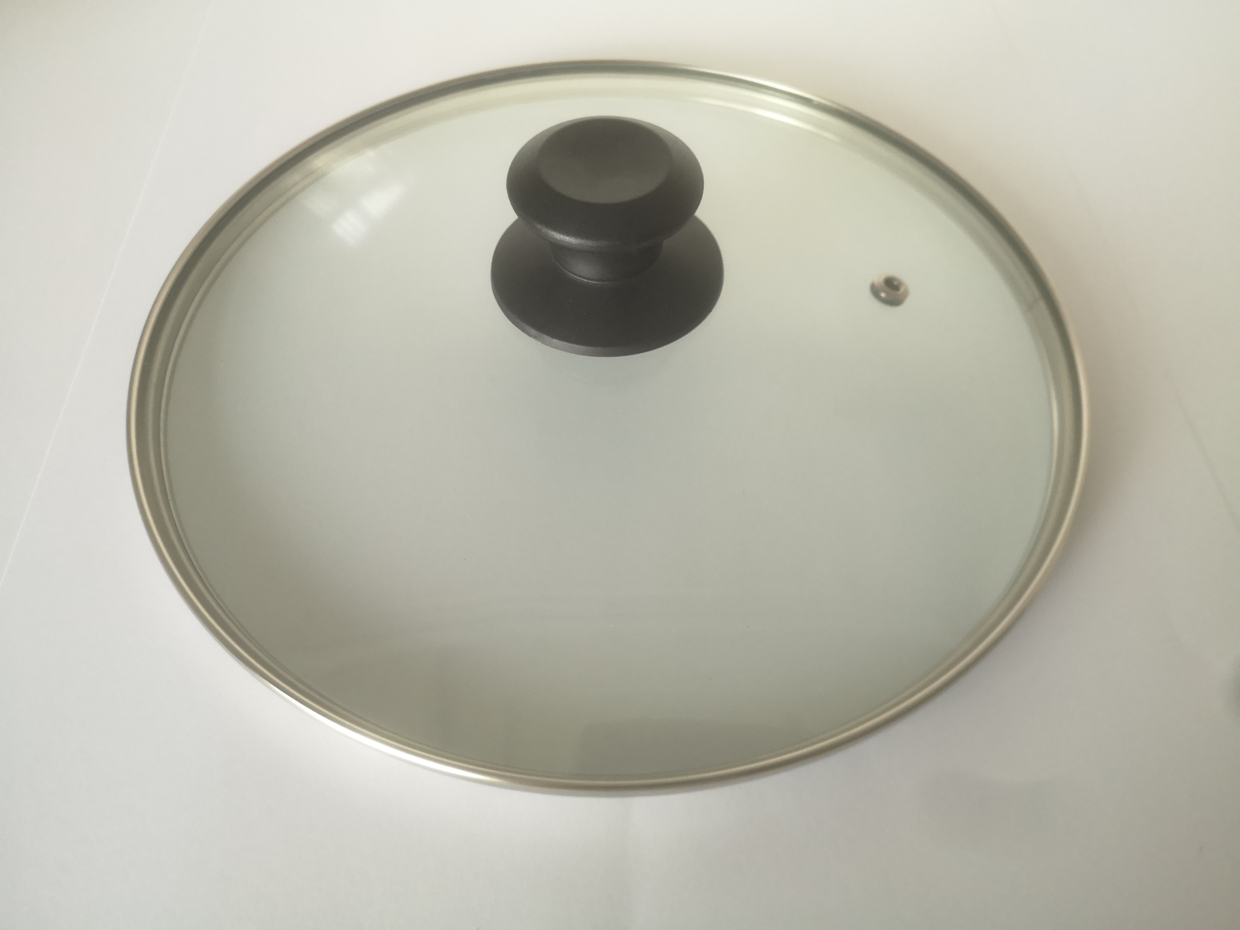 10 inch 26cm tempered glass lid with bakelite knob handle for fry pan and skiillet