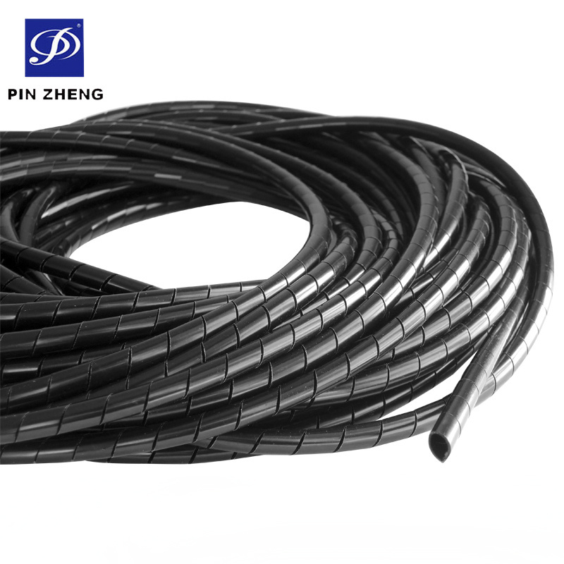 ISO approve factory wholesale soft spiral cable wrap bundle cable wire hose