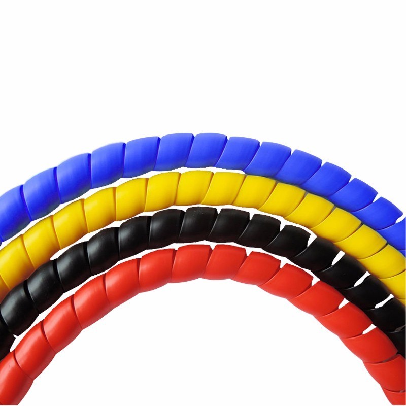 28mm flexible customized air conditioning pipe hard plastic spiral hose guard