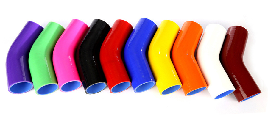 Automobile radiator 90 degree elbow colour car silicone turbo coolant hose for automotive rubber hose pipe customized